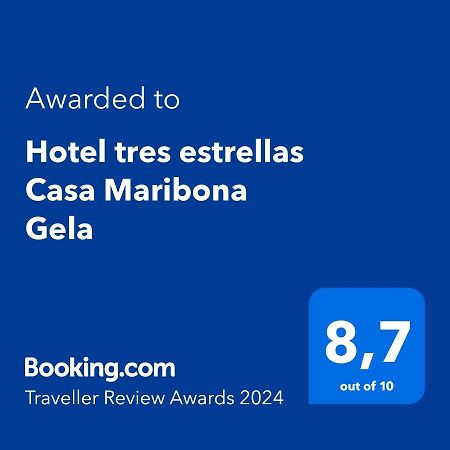 Hotel Tres Estrellas Casa Maribona Gela El Puente  Екстериор снимка